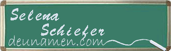 Selena Schiefer Visitenkarte